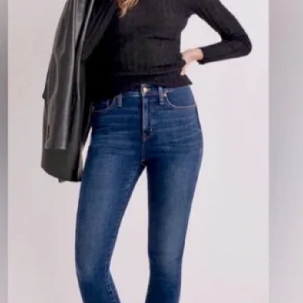Madewell 10-inch Rise Skinny Jeans Blue Size 29